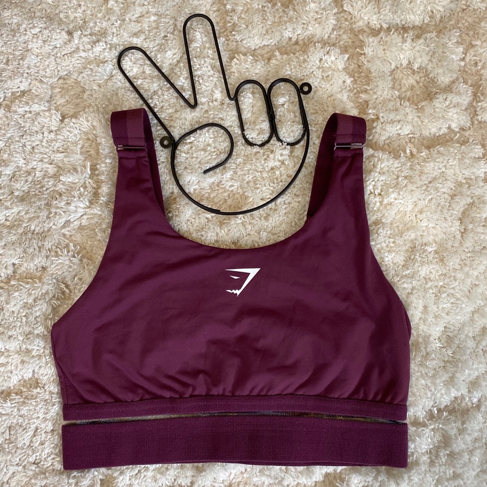 Gymshark Embody Sports Bra - Dark Ruby